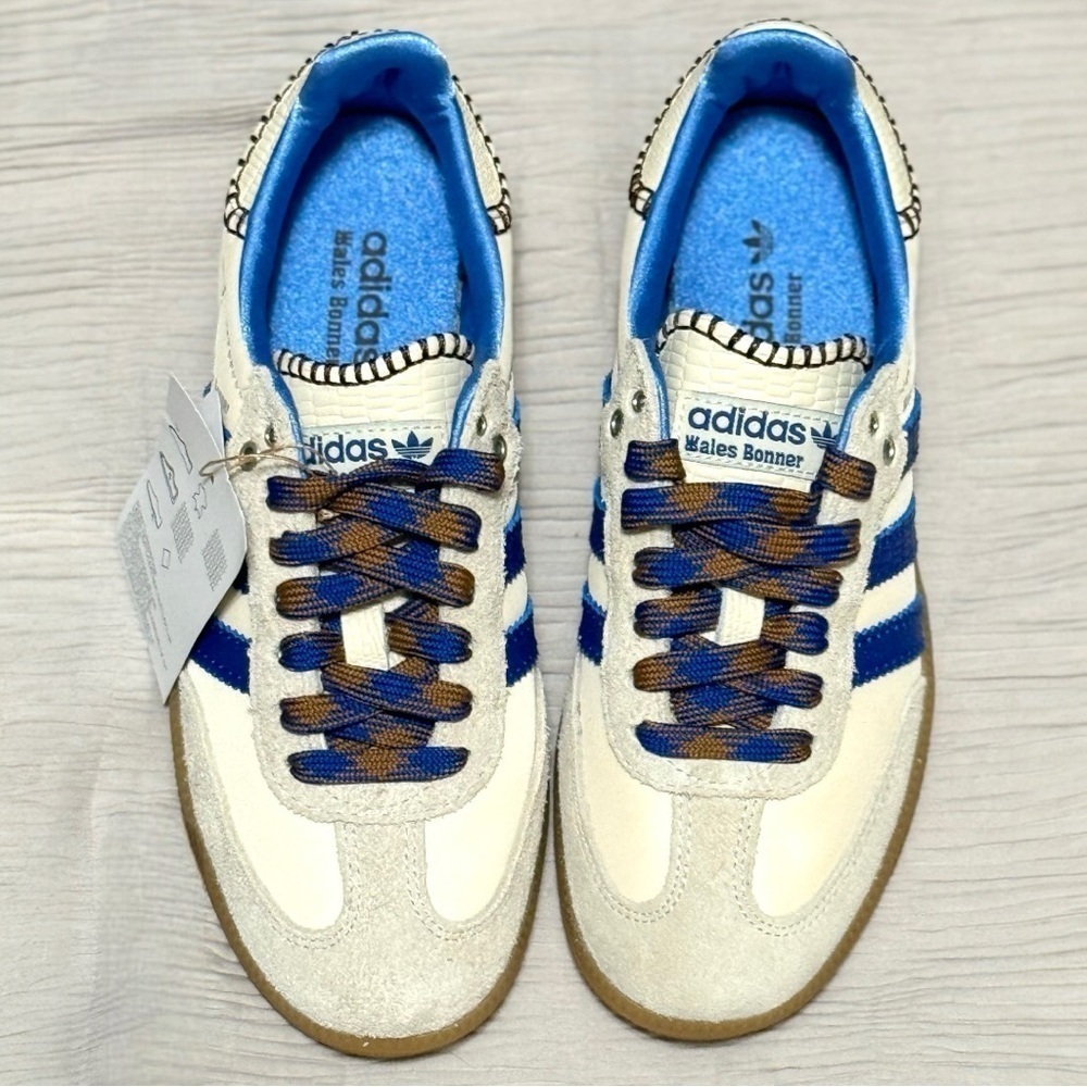 Adidas × Wales Bonner Samba Wonder Clay Royal Blue Women’s sneakers Size 4.5 NEW - Picture 8 of 15